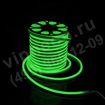 Фото: Гибкий неон - LED Neon Flex, цвет зеленый, 15*26мм, цена за 1м