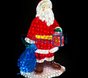 Световая фигура "Санта с мешком" 120*80*60 см из стекловолокна