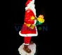 Световая фигура "Санта с подарками" 170*85*65 см из стекловолокна
